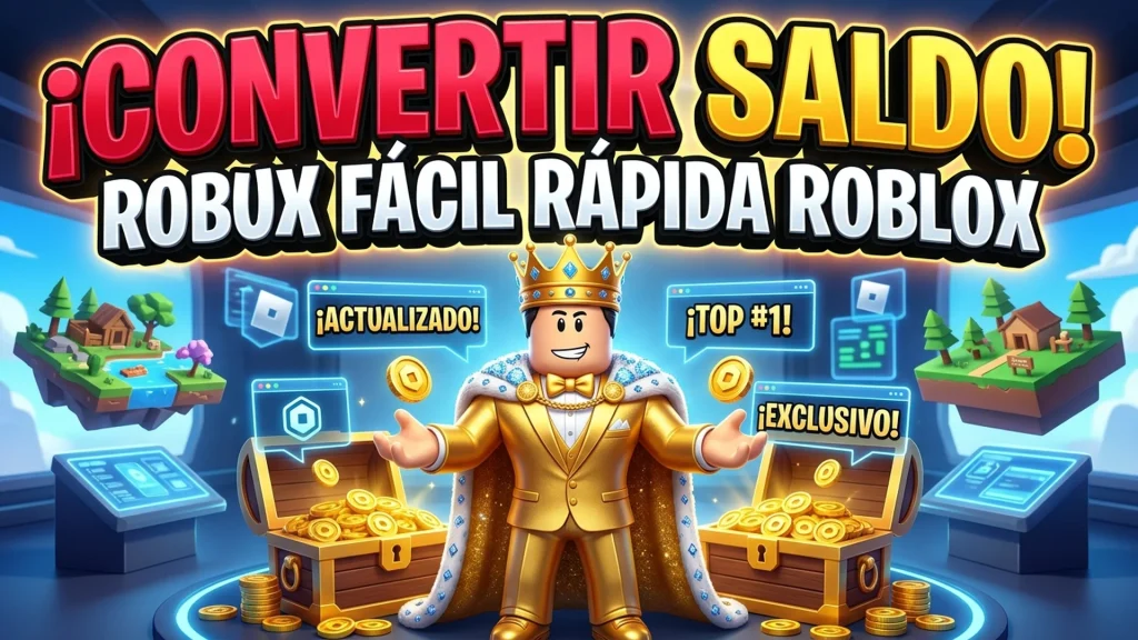Cómo convertir saldo de Roblox a Robux: Guía fácil y rápida