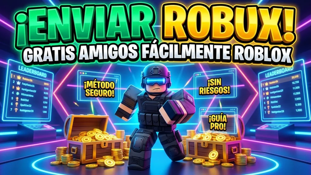 Cómo enviar Robux gratis a tus amigos en Roblox fácilmente