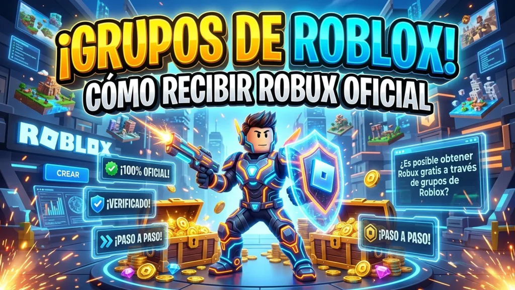 ¿Es posible obtener Robux gratis a través de grupos de Roblox?